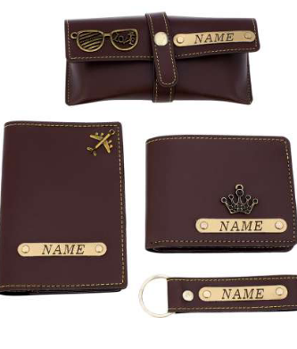 Perfect Combo For Men (Wallet+Diary+Keychain+Case) 4 Colors